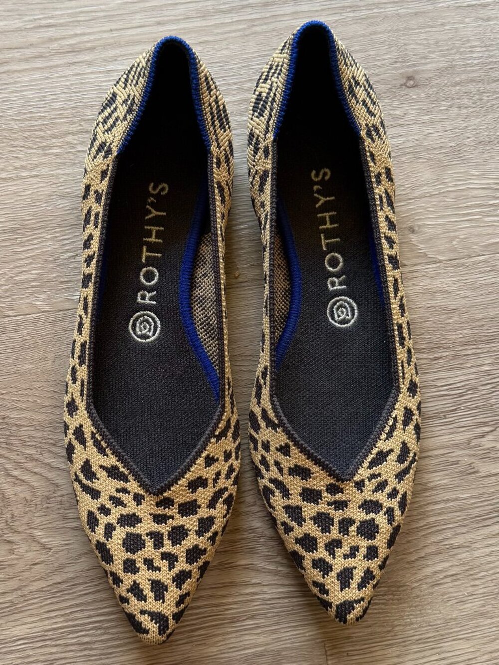 Rothy’s Animal Print Point Flat